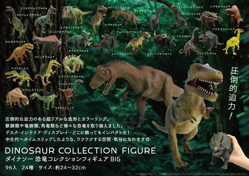 ダイナソー恐竜コレクションフィギュアBIG